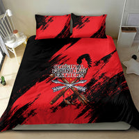 Native American Chief Skull Bedding Set Original Founding Fathers Headdress Feather