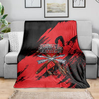 Native American Chief Skull Blanket Original Founding Fathers Headdress Feather