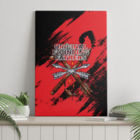 Native American Chief Skull Canvas Wall Art Original Founding Fathers Headdress Feather