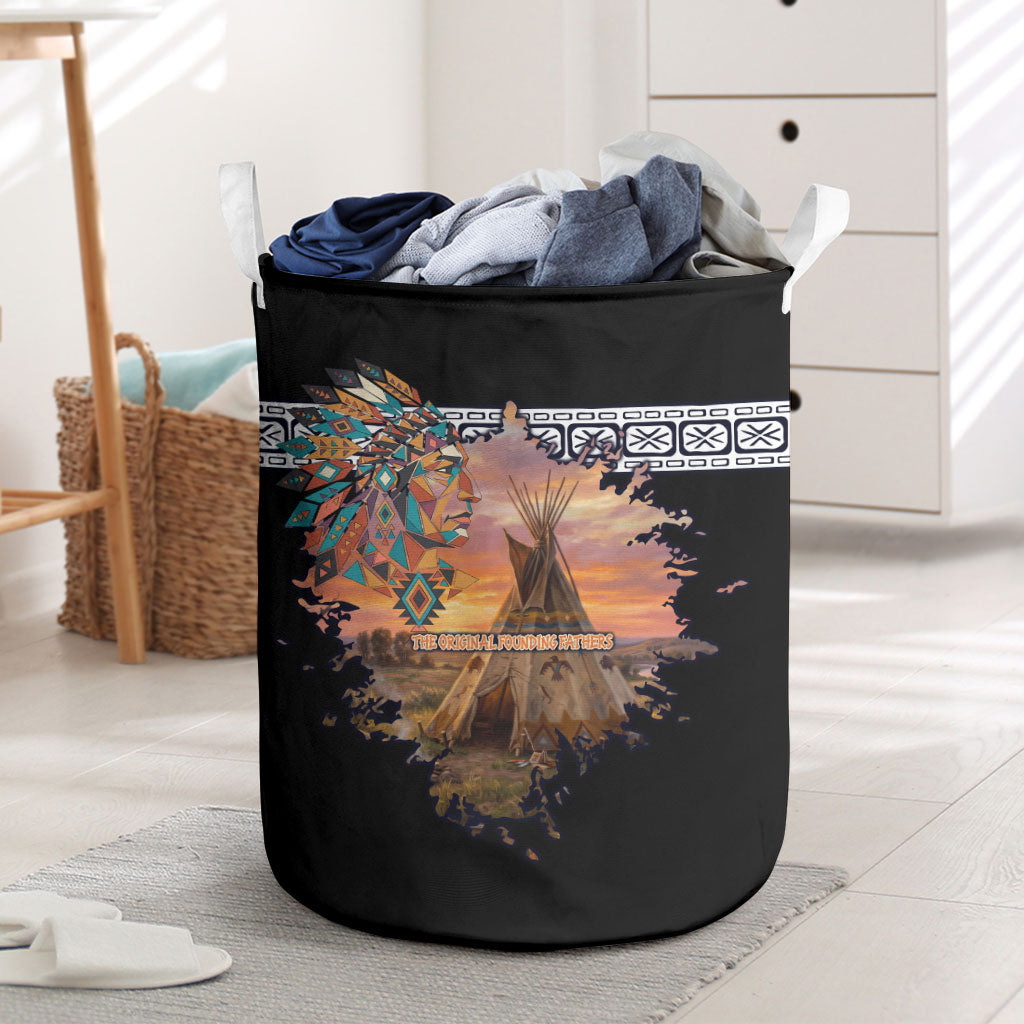 Native American Laundry Basket The Original Founding Fathers - Rooted In Nature