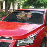 Native American Auto Sun Shade The Original Founding Fathers - Rooted In Nature
