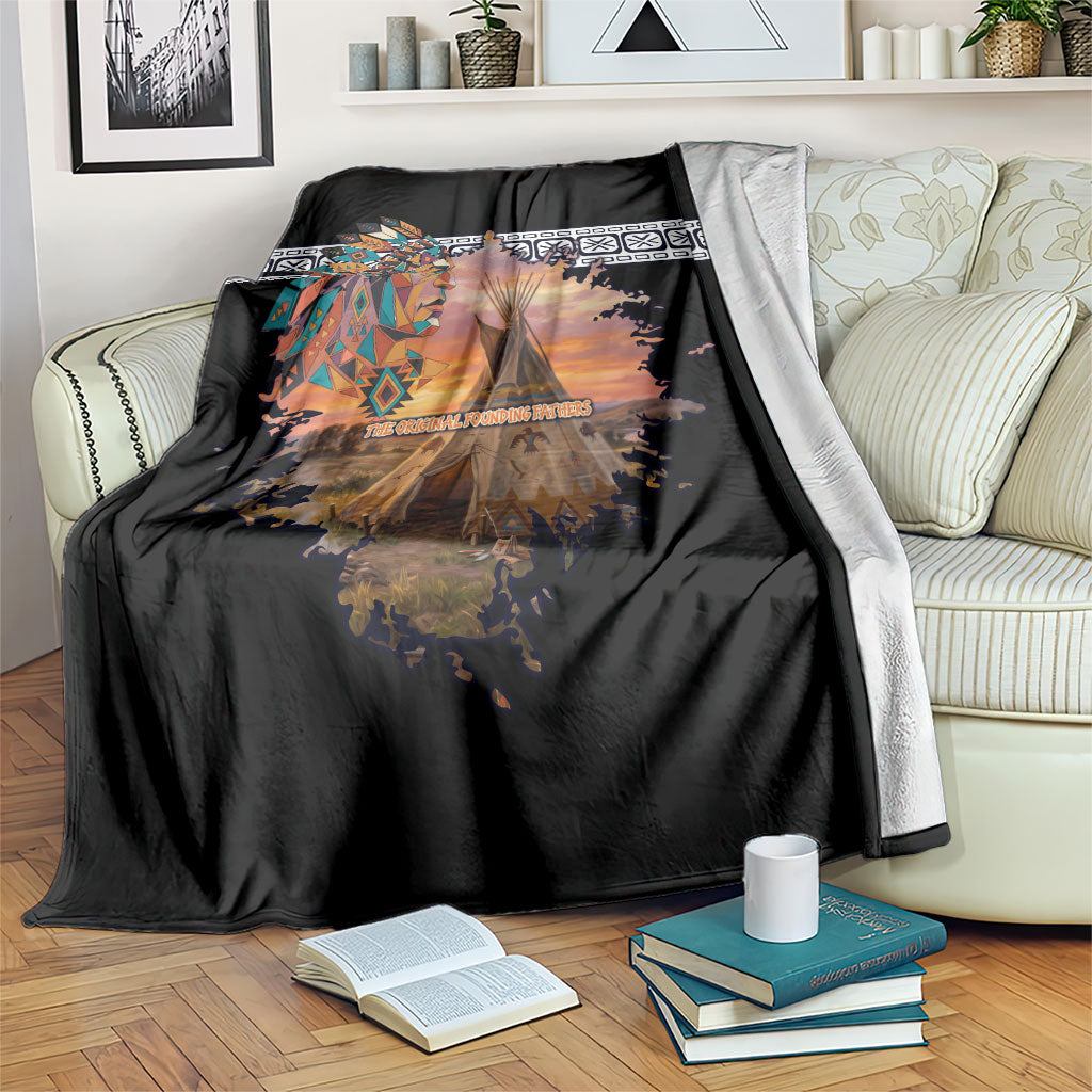 Native American Blanket The Original Founding Fathers - Rooted In Nature