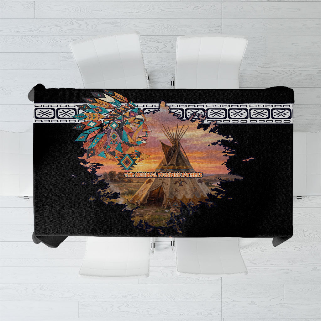 Native American Tablecloth The Original Founding Fathers - Rooted In Nature
