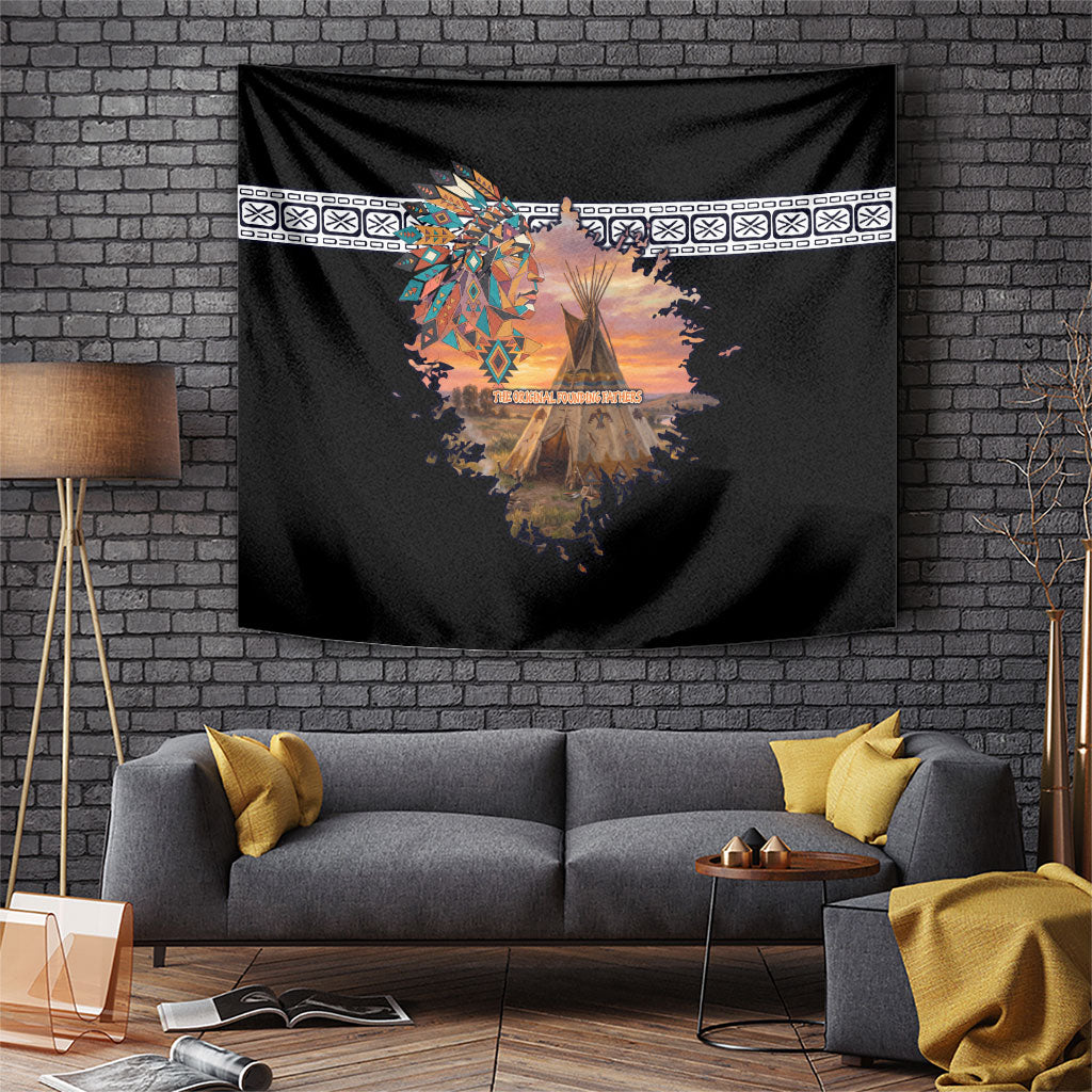 Native American Tapestry The Original Founding Fathers - Rooted In Nature