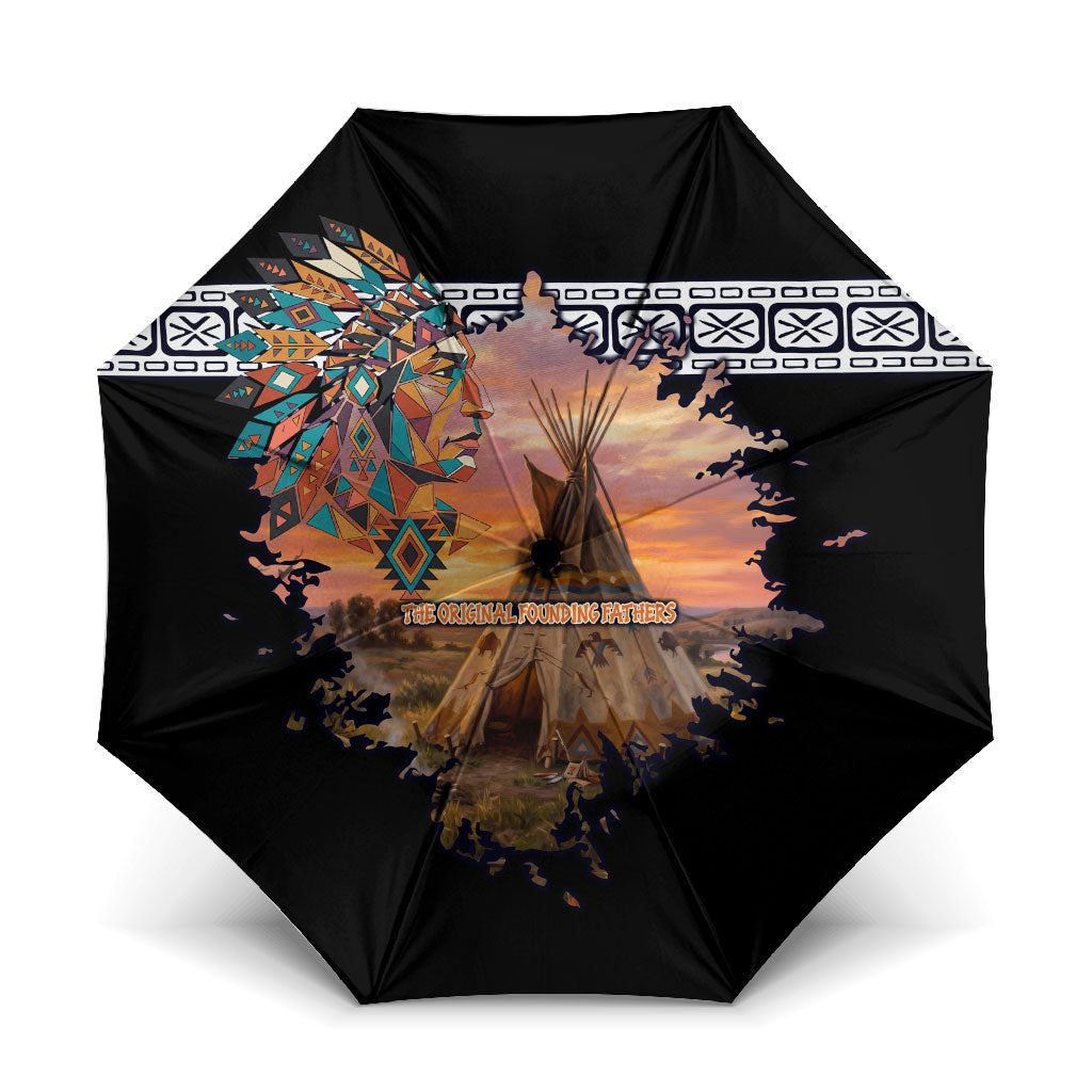 Native American Umbrella The Original Founding Fathers - Rooted In Nature