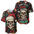 Skull Christmas Baseball Jersey When You're Dead Inside But It's Christmas - Wonder Print Shop