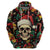 Skull Christmas Hoodie When You're Dead Inside But It's Christmas - Wonder Print Shop