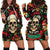 Skull Christmas Hoodie Dress When You're Dead Inside But It's Christmas - Wonder Print Shop