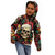 Skull Christmas Kid Hoodie When You're Dead Inside But It's Christmas - Wonder Print Shop