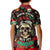 Skull Christmas Kid Polo Shirt When You're Dead Inside But It's Christmas - Wonder Print Shop