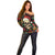 Skull Christmas Off Shoulder Sweater When You're Dead Inside But It's Christmas - Wonder Print Shop