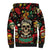 Skull Christmas Sherpa Hoodie When You're Dead Inside But It's Christmas - Wonder Print Shop