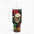 Skull Christmas Tumbler With Handle When You're Dead Inside But It's Christmas - Wonder Print Shop