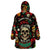 Skull Christmas Wearable Blanket Hoodie When You're Dead Inside But It's Christmas - Wonder Print Shop