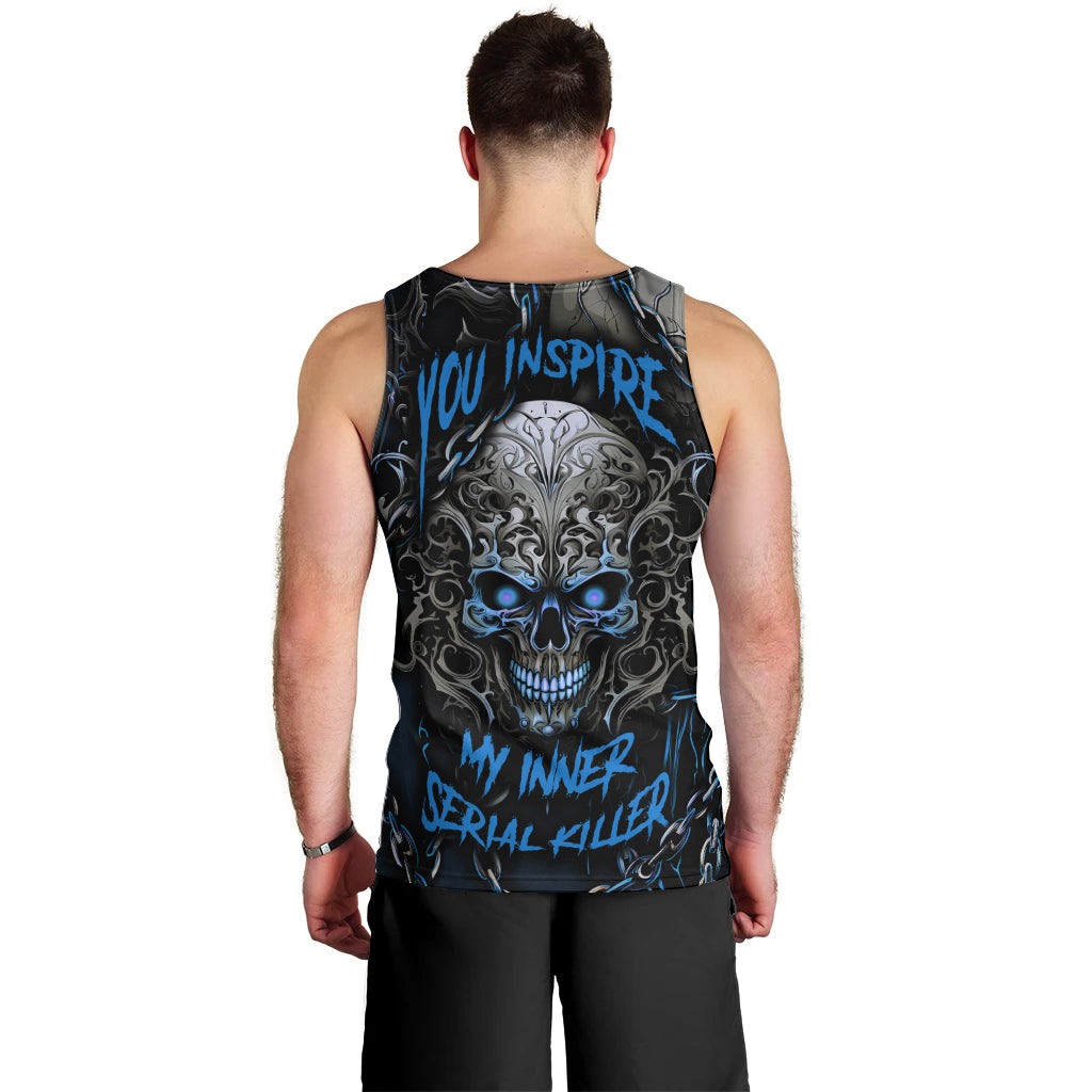 You Inspire My Inner Serial Killer Skull Men Tank Top - Wonder Print Shop