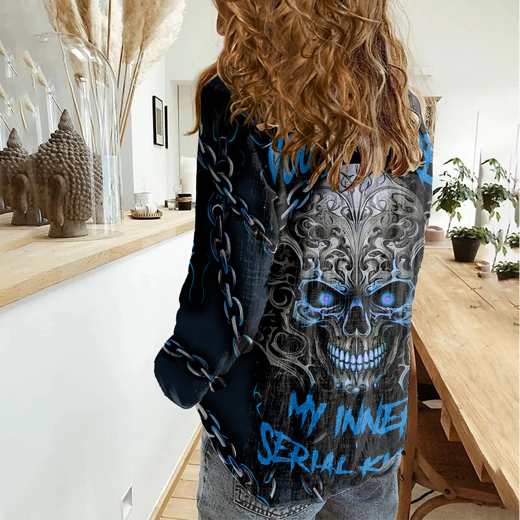 you-inspire-my-inner-serial-killer-skull-women-casual-shirt