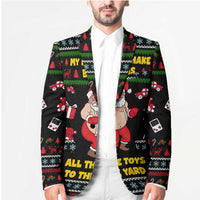 My Milkshake Bring Christmas Design Blazer Xmas Holiday Patterns - Wonder Print Shop