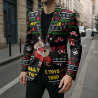 My Milkshake Bring Christmas Design Blazer Xmas Holiday Patterns - Wonder Print Shop
