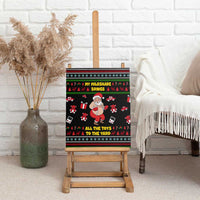 My Milkshake Bring Christmas Design Canvas Wall Art Xmas Holiday Patterns - Wonder Print Shop
