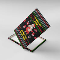 My Milkshake Bring Christmas Design Canvas Wall Art Xmas Holiday Patterns - Wonder Print Shop