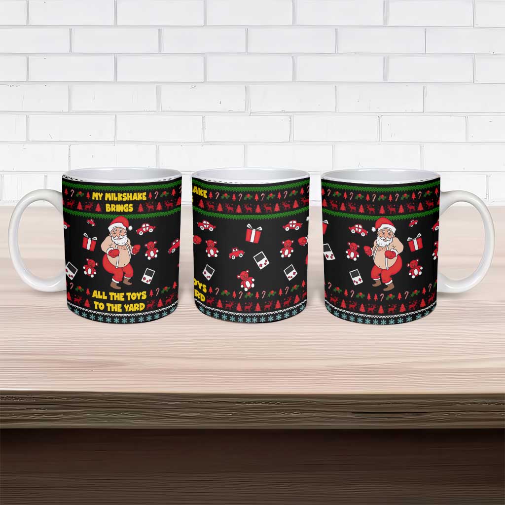 My Milkshake Bring Christmas Design Ceramic Mug Xmas Holiday Patterns - Wonder Print Shop