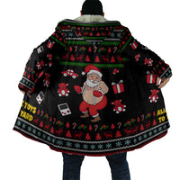 My Milkshake Bring Christmas Design Cloak Xmas Holiday Patterns - Wonder Print Shop