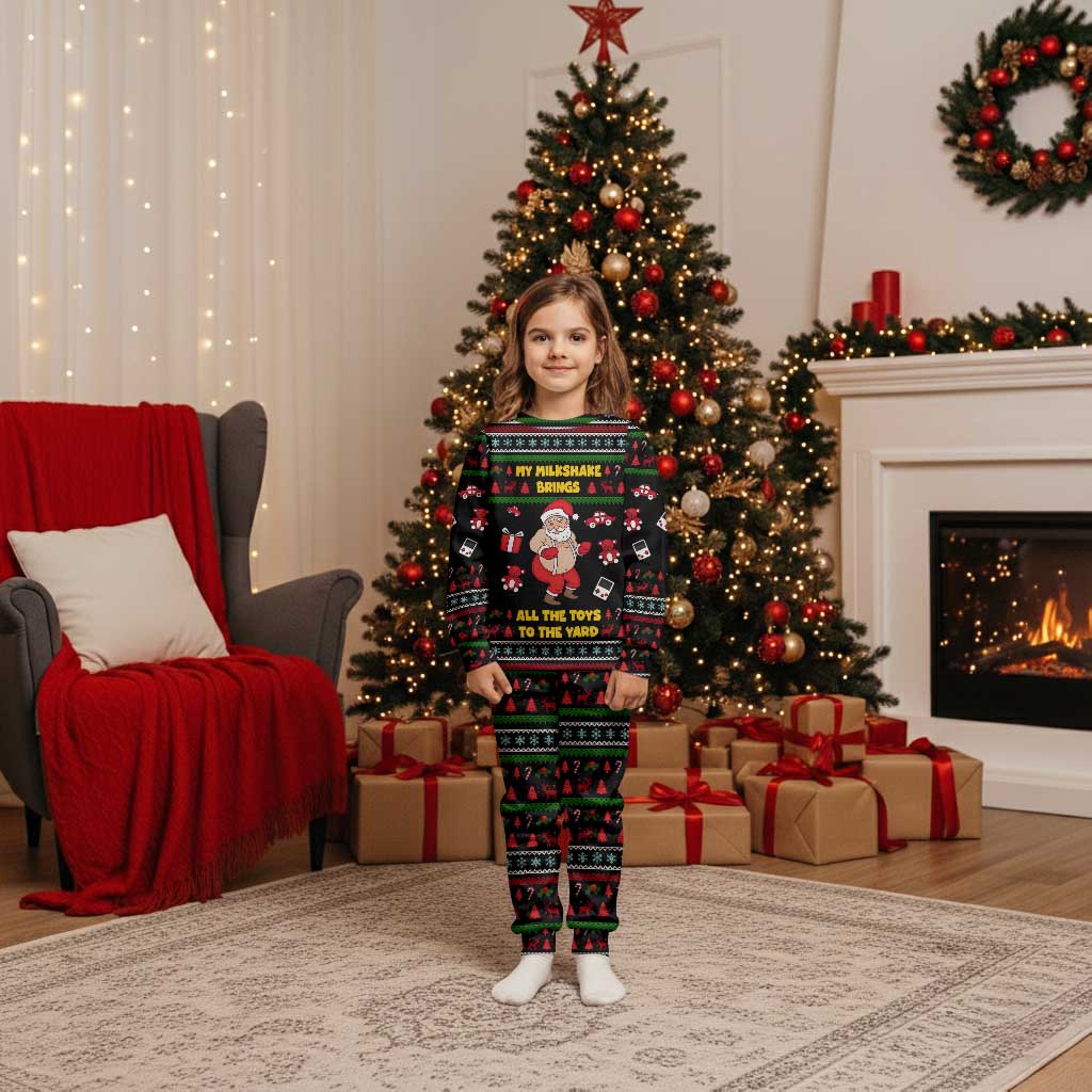 My Milkshake Bring Christmas Design Christmas Pajama Set Xmas Holiday Patterns - Wonder Print Shop