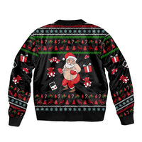 My Milkshake Bring Christmas Design Sleeve Zip Bomber Jacket Xmas Holiday Patterns - Wonder Print Shop