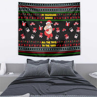 My Milkshake Bring Christmas Design Tapestry Xmas Holiday Patterns - Wonder Print Shop