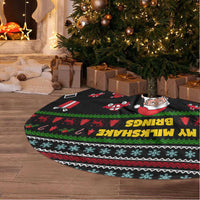 My Milkshake Bring Christmas Design Tree Skirt Xmas Holiday Patterns - Wonder Print Shop