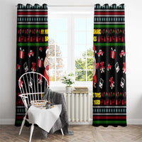 My Milkshake Bring Christmas Design Window Curtain Xmas Holiday Patterns - Wonder Print Shop