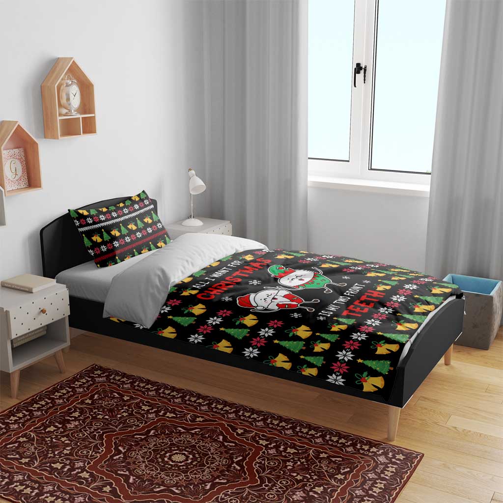 My Two Front Teeth Christmas Design Bedding Set Xmas Holiday Patterns - Wonder Print Shop