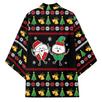 My Two Front Teeth Christmas Design Kimono Xmas Holiday Patterns - Wonder Print Shop