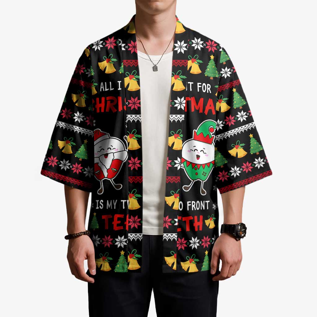 My Two Front Teeth Christmas Design Kimono Xmas Holiday Patterns - Wonder Print Shop