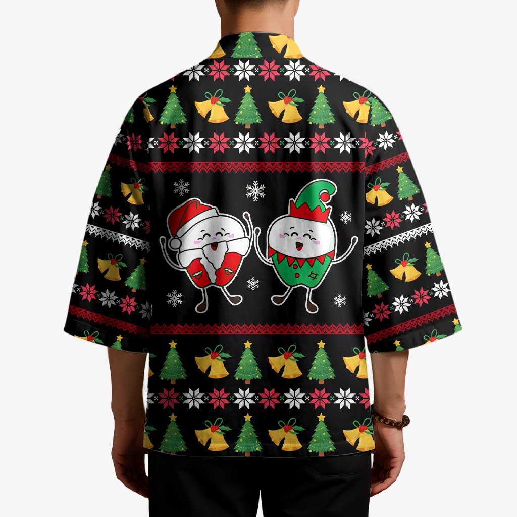 My Two Front Teeth Christmas Design Kimono Xmas Holiday Patterns - Wonder Print Shop