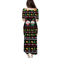 My Two Front Teeth Christmas Design Puletasi Xmas Holiday Patterns - Wonder Print Shop