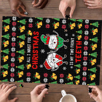 My Two Front Teeth Christmas Design Puzzle Xmas Holiday Patterns - Wonder Print Shop