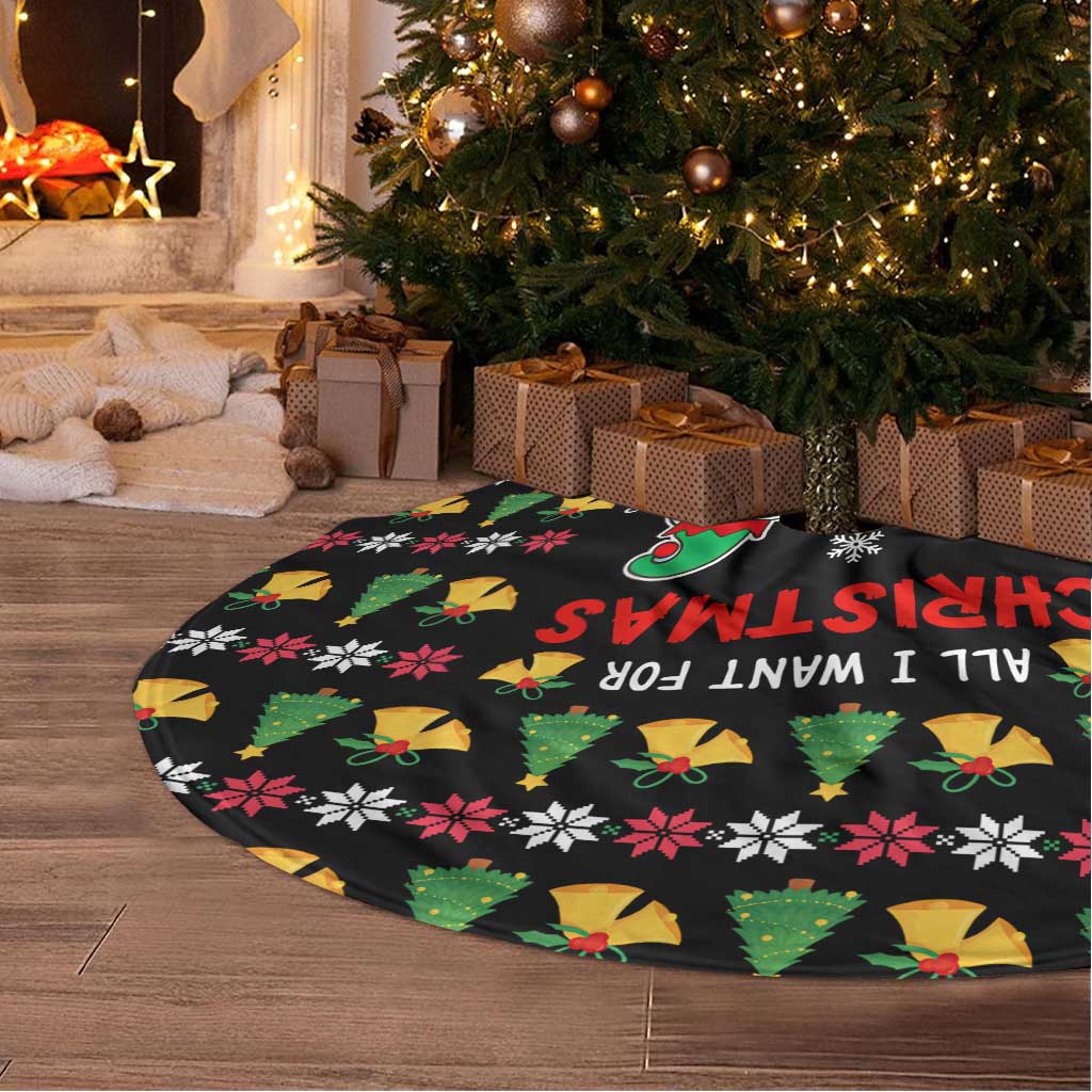 My Two Front Teeth Christmas Design Tree Skirt Xmas Holiday Patterns - Wonder Print Shop