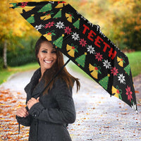 My Two Front Teeth Christmas Design Umbrella Xmas Holiday Patterns - Wonder Print Shop