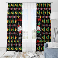 My Two Front Teeth Christmas Design Window Curtain Xmas Holiday Patterns - Wonder Print Shop