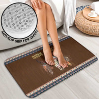 Native Skull Christmas Design Bathroom Set Xmas Holiday Patterns - Wonder Print Shop