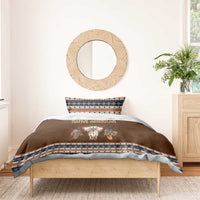 Native Skull Christmas Design Bedding Set Xmas Holiday Patterns - Wonder Print Shop