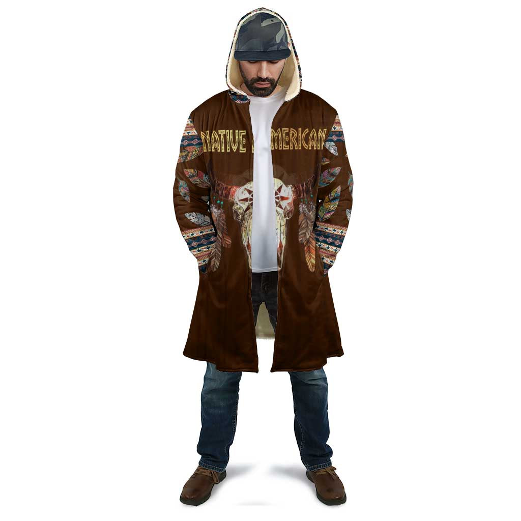 Native Skull Christmas Design Cloak Xmas Holiday Patterns - Wonder Print Shop