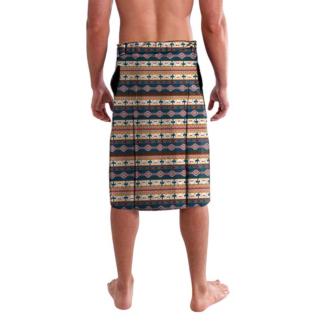 Native Skull Christmas Design Lavalava Xmas Holiday Patterns - Wonder Print Shop