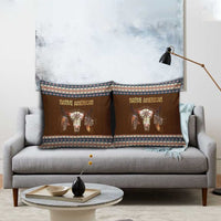 Native Skull Christmas Design Pillow Cover Xmas Holiday Patterns - Wonder Print Shop