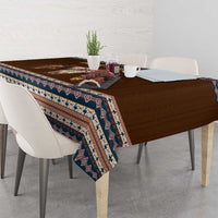 Native Skull Christmas Design Tablecloth Xmas Holiday Patterns - Wonder Print Shop