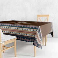 Native Skull Christmas Design Tablecloth Xmas Holiday Patterns - Wonder Print Shop