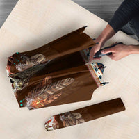 Native Skull Christmas Design Umbrella Xmas Holiday Patterns - Wonder Print Shop