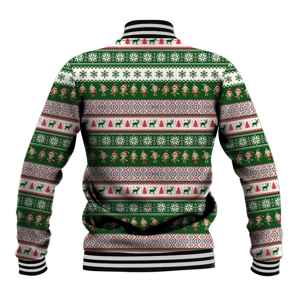 No Coffee No Workee Christmas Design Baseball Jacket Xmas Holiday Patterns - Wonder Print Shop