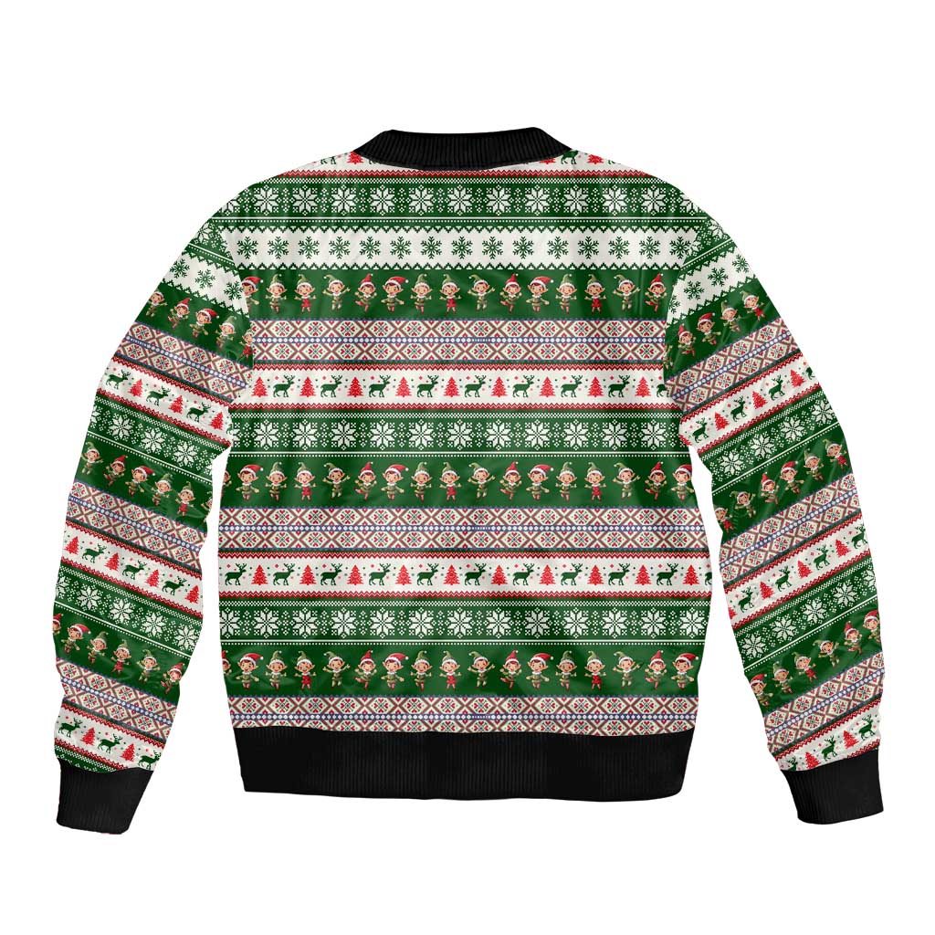 No Coffee No Workee Christmas Design Bomber Jacket Xmas Holiday Patterns - Wonder Print Shop